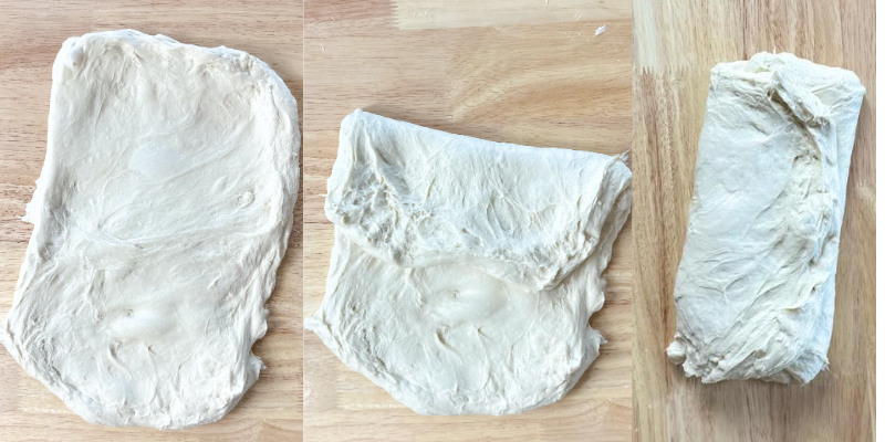 step by step how to shape a sourdough loaf