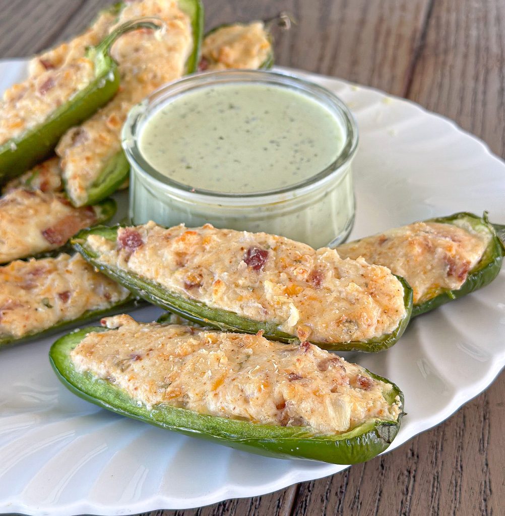 Mexican inspired jalapeño poppers with bacon