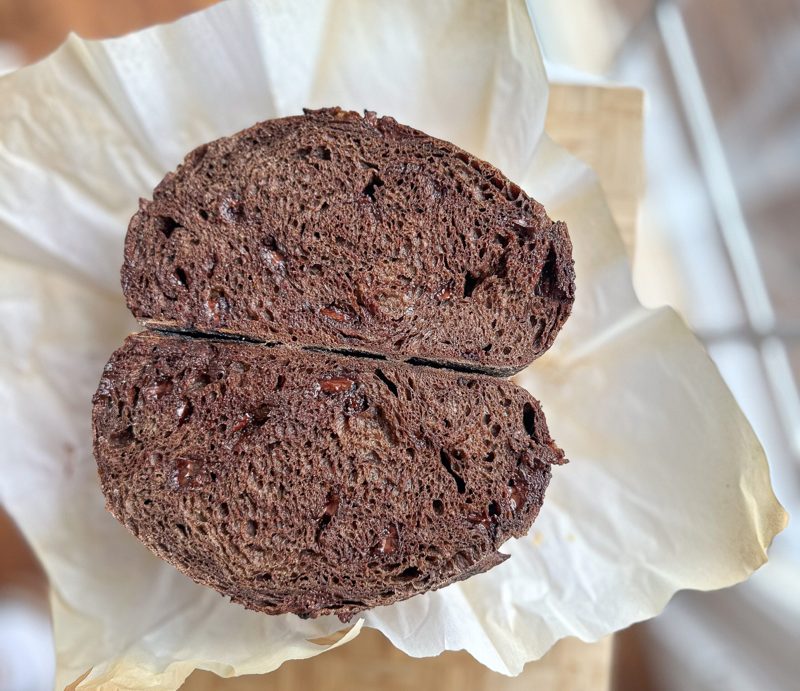 Sprouted Wheat Double Chocolate Pecan Sourdough (Sliced) main image 0