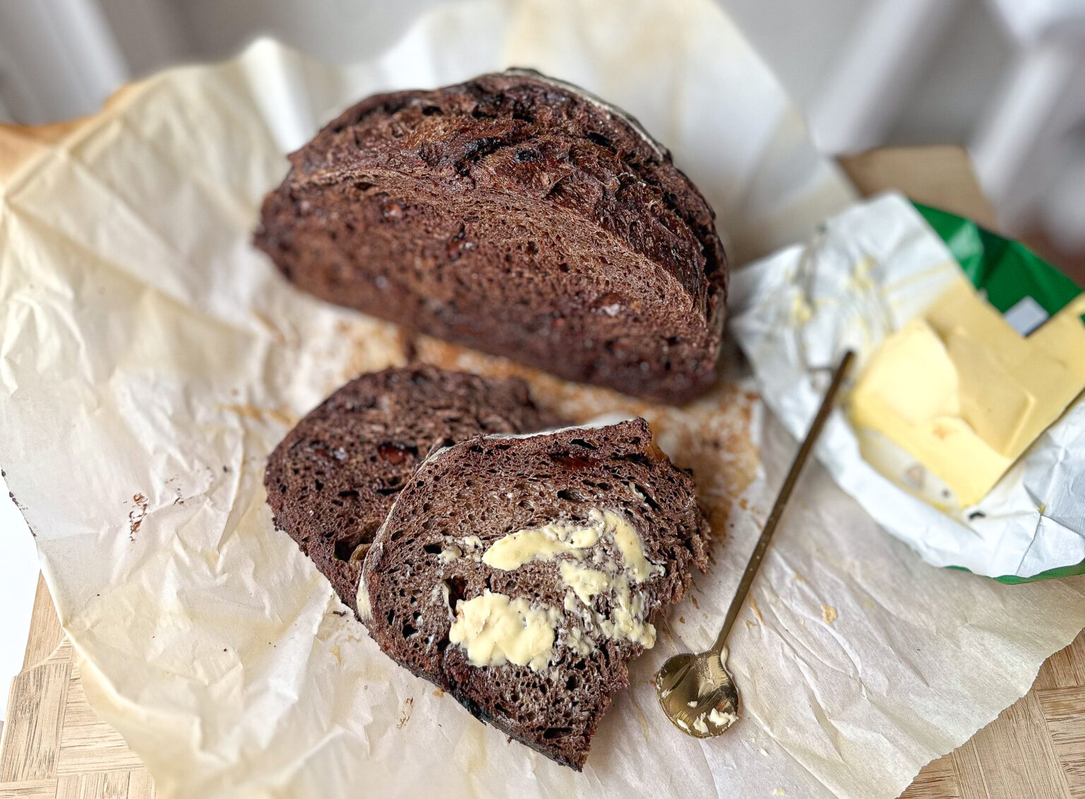 Sprouted Wheat Double Chocolate Pecan Sourdough (Sliced) main image 1