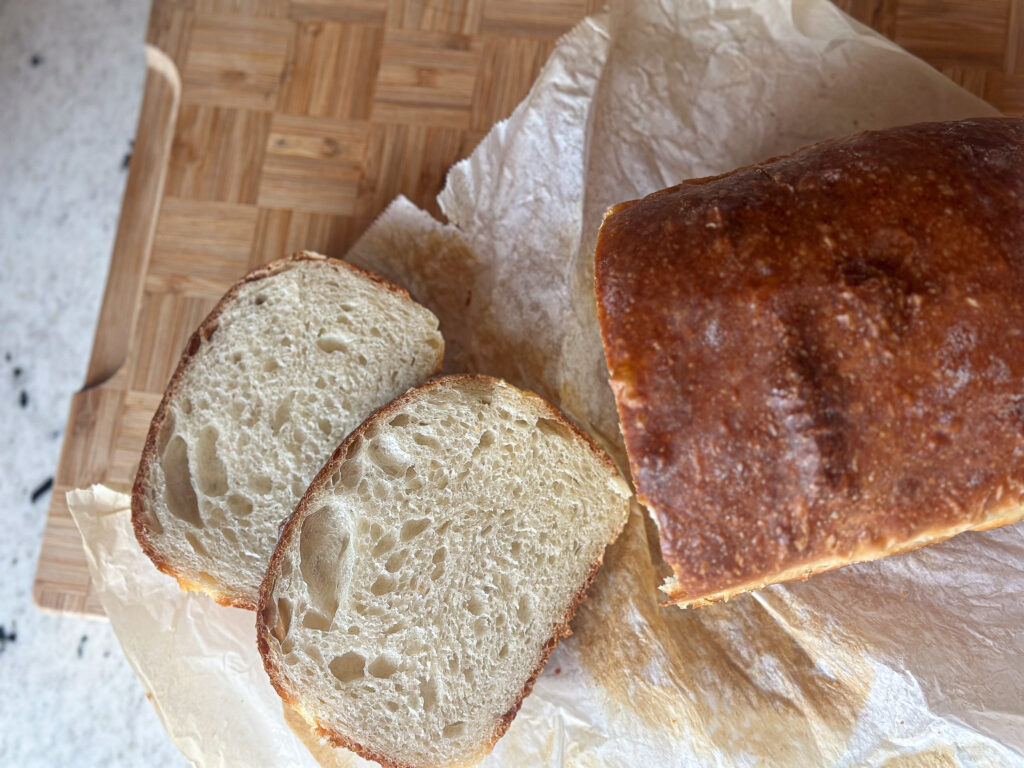 same-day sourdough sandwich bread