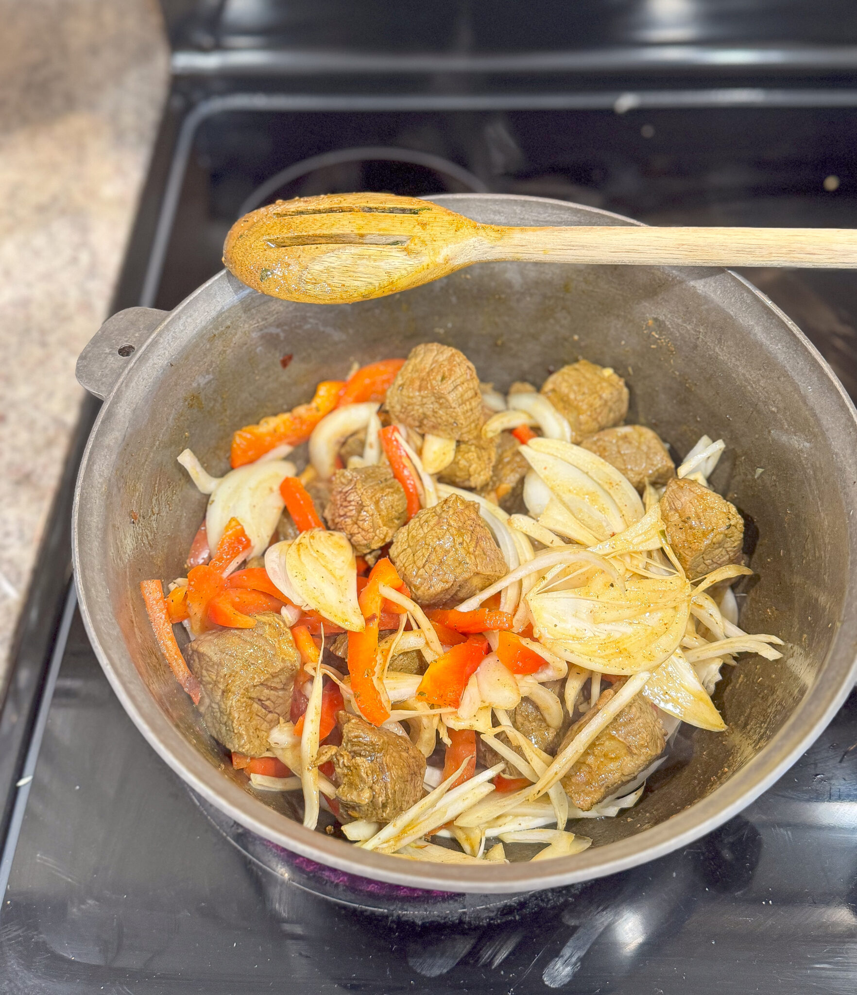 Easy beef karahi recipe - lizasfarmhouse.com