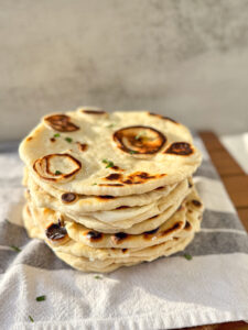 Sourdough Discard Naan 