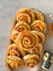 Sourdough Ham & Cheese Pinwheels