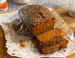 Sourdough Pumpkin Bread with Streusel Topping