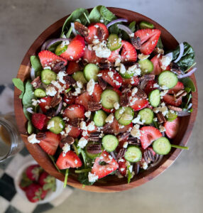 Strawberry Pecan Salad