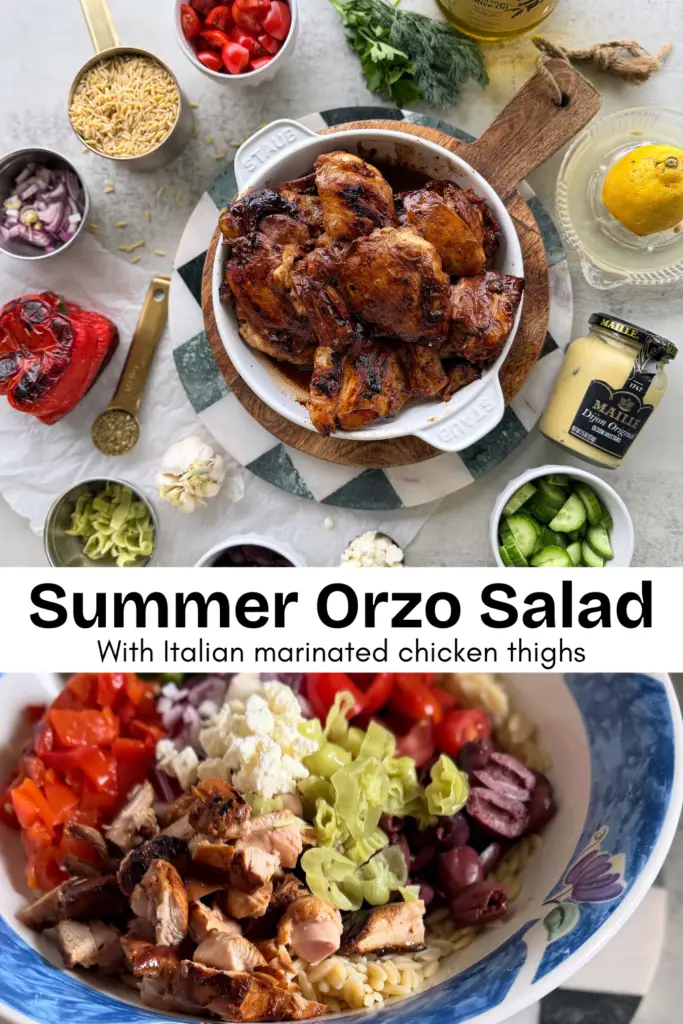 Summer orzo salad