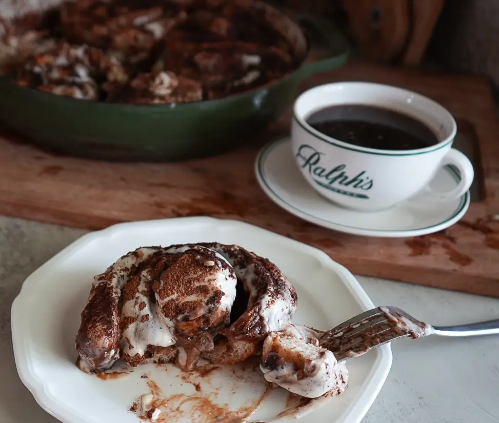 Sourdough Tiramisu Cinnamon Rolls