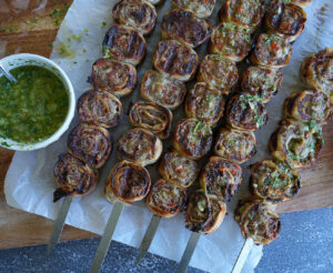 Kebab Pinwheel Sandwiches
