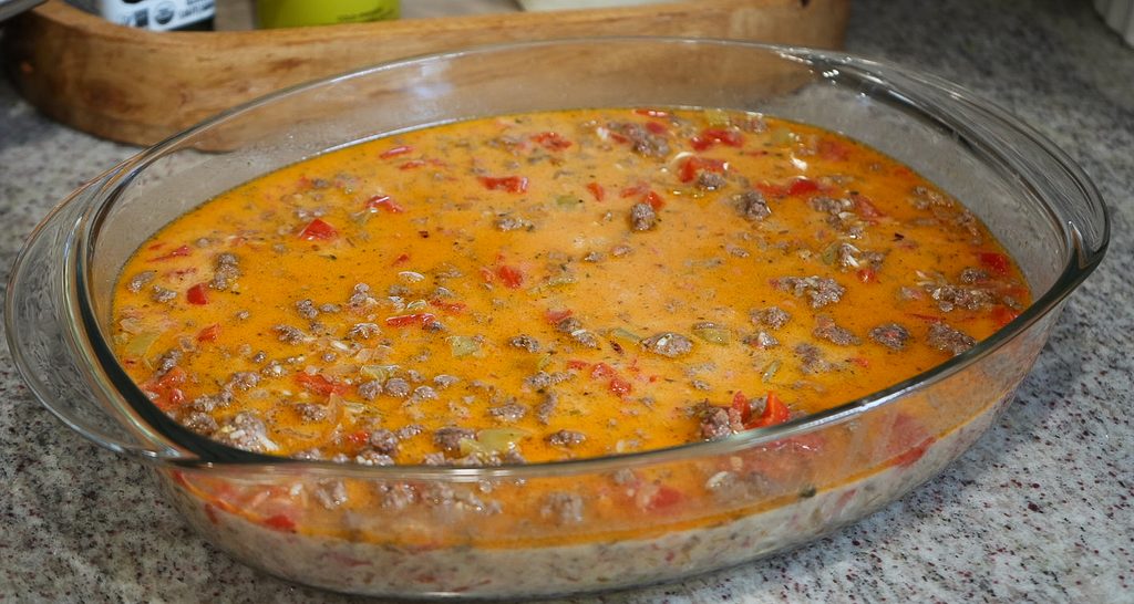 cheesy beef and rice casserole (3)