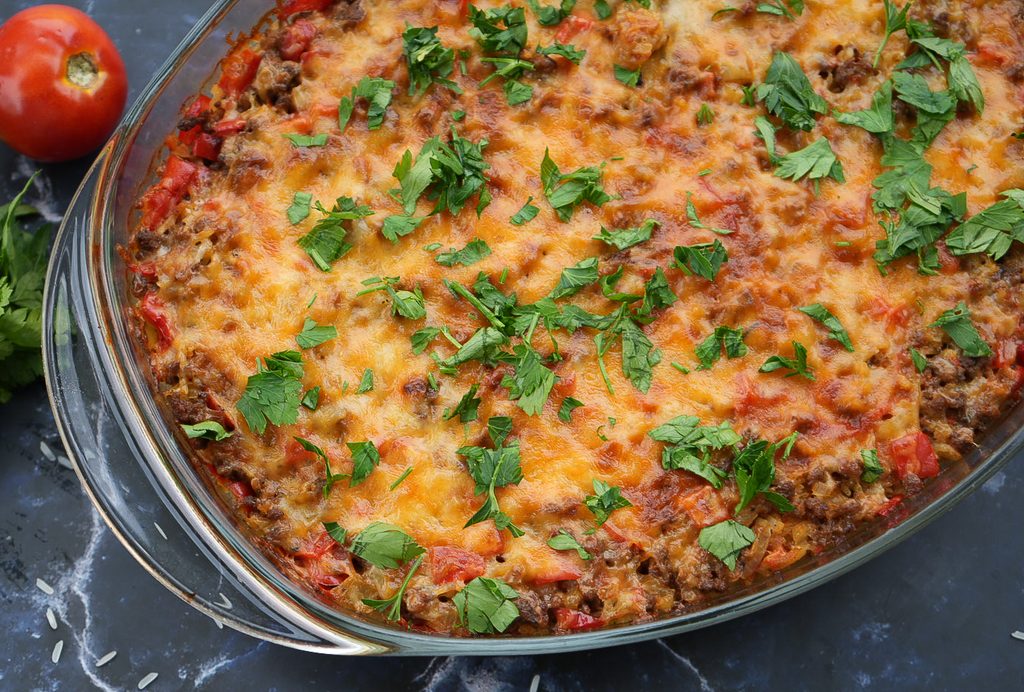 cheesy beef and rice casserole (4)